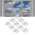 10pcs Sliding Window Security Lock Adjustable Kit For Home And Office Use