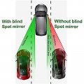 Gift2u Blind Spot Mirrors 1 Pair Round Hd Glass Wide Angle Side Rear View Convex 360a Adjustment Blindless Mirror With Abs