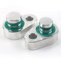 Jetuplusllc Fits Ford Explorer 2010-2018 Rear Ac Block Off Kit Aluminum Billet