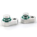 Jetuplusllc Fits Ford Explorer 2010-2018 Rear Ac Block Off Kit Aluminum Billet