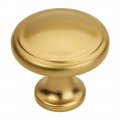 Cosmas 10 Pack 5982gc Gold Champagne Cabinet Hardware Round Knob 1-1 8 Diameter 