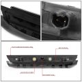 Smoked Lens Led Third Tail Brake Light For 2011 To 2016 Scion Tc 3bl-stc11-led-sm High Mount Stop Assembly Plug And Play Rear