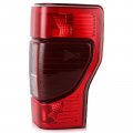 Ocpty Tail Light Assembly 1pcs Replacement For 2020-2022d F-250 Super Duty F-350 Ford For F-450 Chrome Housing Red Leny Tail