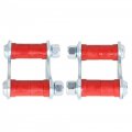 Gxywady Replacement For 1955 55 Chevy Belair 150 210 Cpp Rear Leaf Spring Polyurethane Shackle Kit