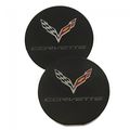 C7 Corvette Cup Holder Coaster Inserts Set Of 2 