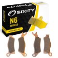 Sixity N6 Front Sintered Brake Pads For Can-am Outlander L 500 2015 Complete Set 