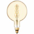 Ge Lighting Vintage Style Led Globe Bulb 40 Watt Eqv Warm Candle Light Amber Glass 1 Count Pack Of 