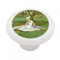 Gotham Decor The Monet Family In Garden By Ceramic Drawer Knob 