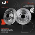 A-premium Rear Disc Brake Rotors And Ceramic Pads Kit Wheel Bearing Hub Assembly Compatible With Honda Element 2003-2011 2 4l