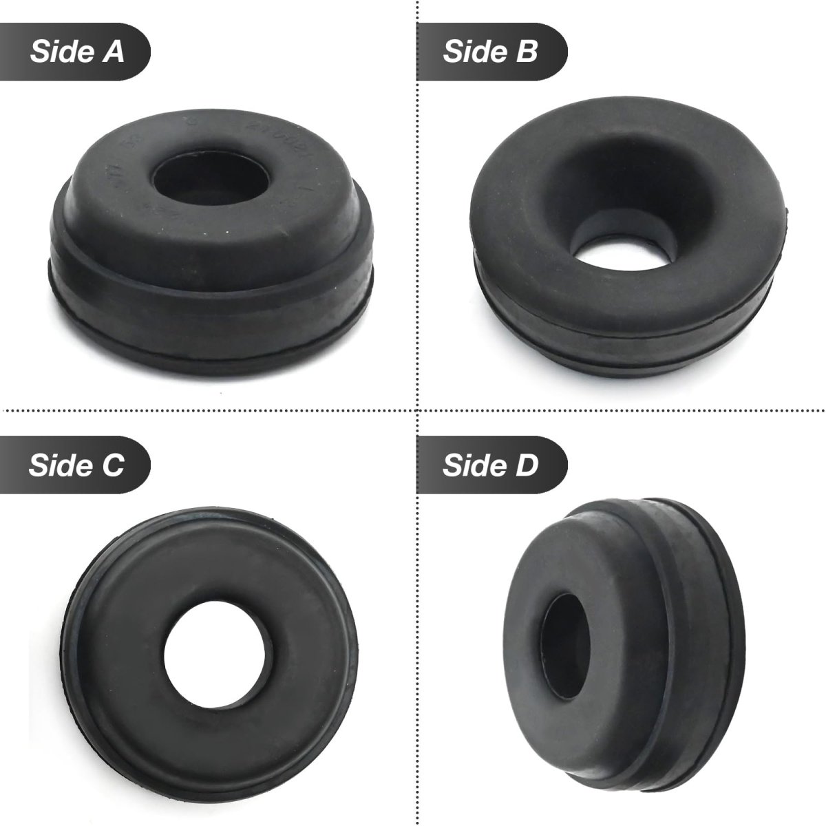 2 Pcs Engine Mounting Rubbers 02249777 Replacement For Deutz Fl 1011 2011 912 913 914