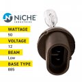 Niche 885 Headlight Bulb For 1998-2008 Arctic Cat Mountain Bearcat Pantera Panther Zl 0609-252 2 Pack