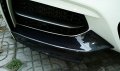 Pair Of Real Carbon Fiber M Sport Front Bumper Splitter Lip Kit Compatible For 2013-2021 Bmw F22 M235i M240i Coupe