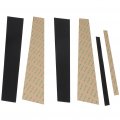 Ocpty Black Pillar Posts B Replaces For 2008 Honda Accord 2009 2010 2011 2012 6pcs Door Trim Kit