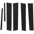 Ocpty Black Pillar Posts B Replaces For 2008 Honda Accord 2009 2010 2011 2012 6pcs Door Trim Kit