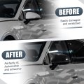 Rear View Side Mirror Cover Cap Overlay Gloss Black For Hyundai Sonata 2020 2021 2022 2023 Driver And Passenger Models With
