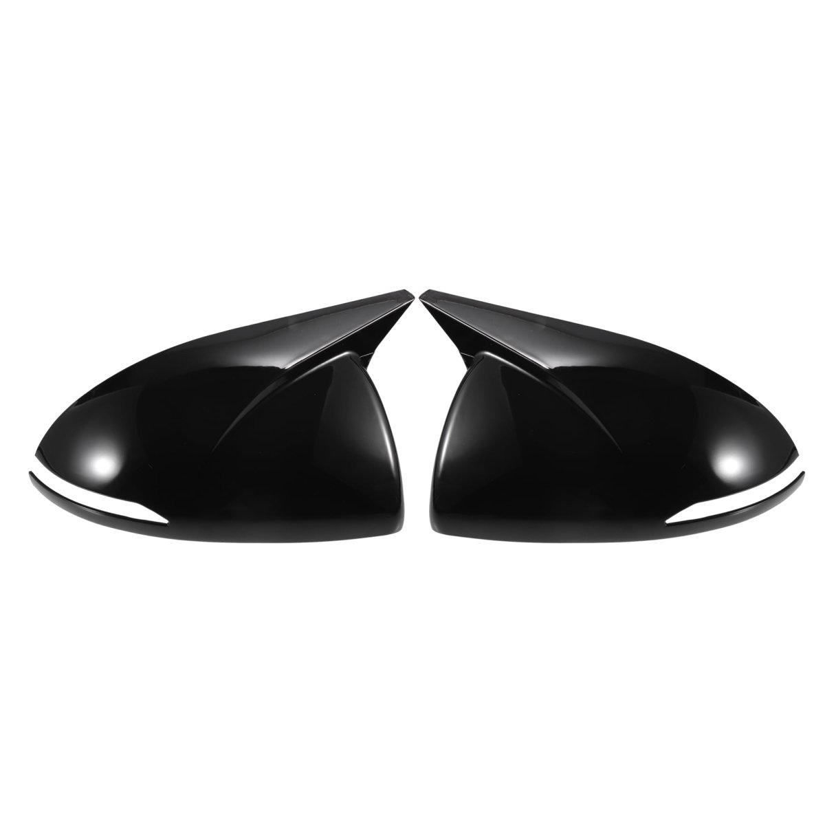 Rear View Side Mirror Cover Cap Overlay Gloss Black For Hyundai Sonata 2020 2021 2022 2023 Driver And Passenger Models With