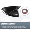 Rear View Side Mirror Cover Cap Overlay Gloss Black For Hyundai Sonata 2020 2021 2022 2023 Driver And Passenger Models With