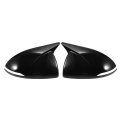 Pair Car Rear View Driver Passenger Side Mirror Cover Cap Overlay Gloss Black For Hyundai Sonata 2020 2021 2022 2023 Models 