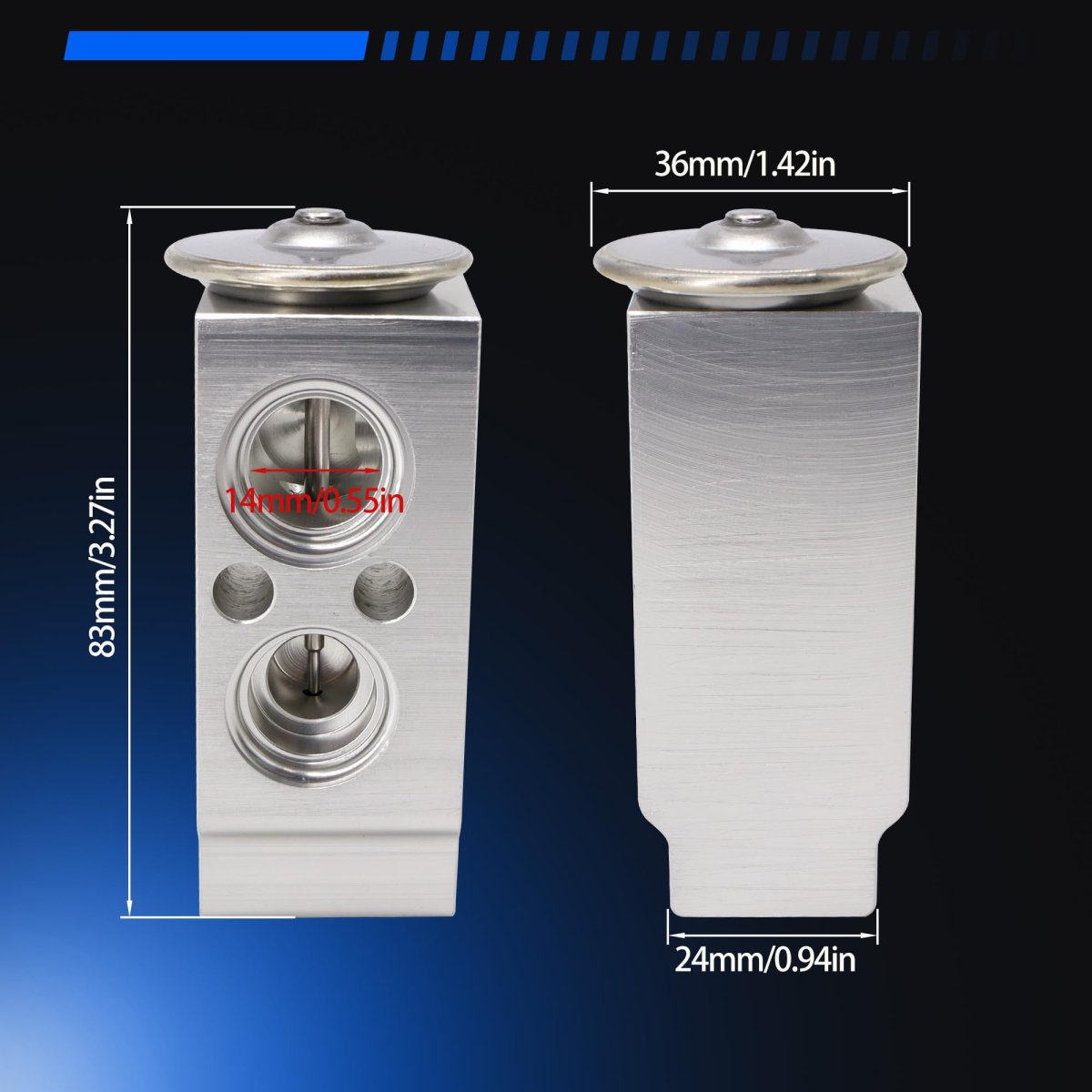 976263r000 Ac Expansion Valve For Hyundai Azera Santa Fe Sport Sonata And Kia Cadenza Optima Replaces Ex9731c 97626a6000
