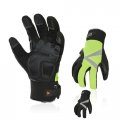 Vgo 2-pairs -4a Or Above 3m Thinsulate C100 Lined High Dexterity Touchscreen Synthetic Leather Winter Warm Work Gloves 