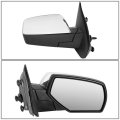 Auto Dynasty Right Passenger Side Chrome Power Heated W Puddle Light Rear View Mirror Compatible With Silverado Sierra 14-18