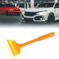 Uxcell Protable Rubber Blade Long Handle Ice Shovel Scraper Snow Removal Tool For Car