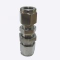 Legines 316 Stainless Steel Compression Tube Fitting Bulkhead Union 1 4 Od Pack Of 2