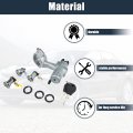 X Autohaux Ignition Switch Starter Door Lock With Keys 99810-16g03 For Nissan D21 Pick-up 1986-on Metal Silver Tone Black Gold