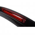 Glossy Black Trunk Spoiler Wing With Brake Light Lamp Replacement For 2013-2015 Honda Civic 4 Door Sedan