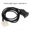 Qiilu Car Radio Aux In Cable Socket Audio Switch Stereo Wire Harness Replacement For Mazda 2 3 5 6 Mxa Rx8 Cxa 7