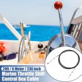 Uxcell 2pcs 20ft 236 Inch Marine Type 3300 33c Throttle Shift Remote Control Box Cable W Clevis For Yamaha Outboard Engine Boat