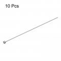 Uxcell 10pcs Straight Ejector Pins 1 5mm 0 06 Dia Skd61 Round Tip Punch 150mm 6 Long For Mechanical Maintenance
