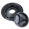 Xkh- Motorcycle Black Keyless Gas Cap Twist Off Aluminum Racing Fuel Tank For Kawasaki Zx-14r Zzr1200 Zrx1200r Z1000 Zx-10r