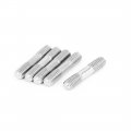 M5x25mm 304 Stainless Steel Double End Threaded Stud Screw Bolt 5pcs 