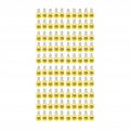 Insulated Ferrules Terminal 100pcs Pvc Round Tube Copper Crimp Connector For 8awg Wire E10-18