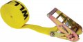Torque 4 Pcs Heavy Duty Ratchet Straps X 30 W Flat Hook End Retractable Tie-down Inch Ft For Flatbed Semi Truck Trailer Bed 