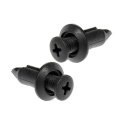 Multi Purpose Retainers For Buick Regal 2012 2017 Bumper Screw Rivets Fastener Plastic Black 0 37 In Face Diameter 2 Pieces 