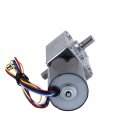 Kustat Electric Toys Double Shaft Adjustable Speed Reverse Self Lock Brushless Dc Worm Geared Motor Low 8-470rpm High Torque