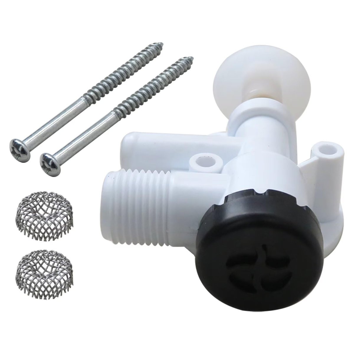 Rv Toilet Water Valve Kit Replacement 385314349 Fit For Foot-pedal Toilets 1049 1106 1147 1148 2010 2011 5006 5047