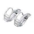 Topteng Motorcycle Front Turn Signal Light Bracket Holder Fork Bar Mount Clamp 41-51mm 16 14-20 07 Chrome