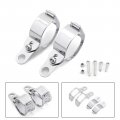 Topteng Motorcycle Front Turn Signal Light Bracket Holder Fork Bar Mount Clamp 41-51mm 16 14-20 07 Chrome