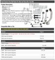 Front Suspension Control Arm Ball Joint Tie Rod And Sway Bar Link Kit Compatible With 1998-2002 Audi A6 Quattro