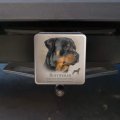 Rottweiler Rottie Dog Breed Tow Trailer Hitch Cover Plug Insert
