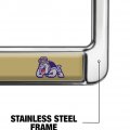 James Madison University School Logo Full Size Standard License Plate Metal Frame