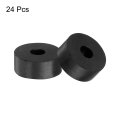 24pcs Rubber Spacers 20mm Od 6mm Id 8mm Height Round Anti Vibration Spacer Bushing Grommets Thick Washers For Home Car