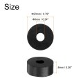 24pcs Rubber Spacers 20mm Od 6mm Id 8mm Height Round Anti Vibration Spacer Bushing Grommets Thick Washers For Home Car