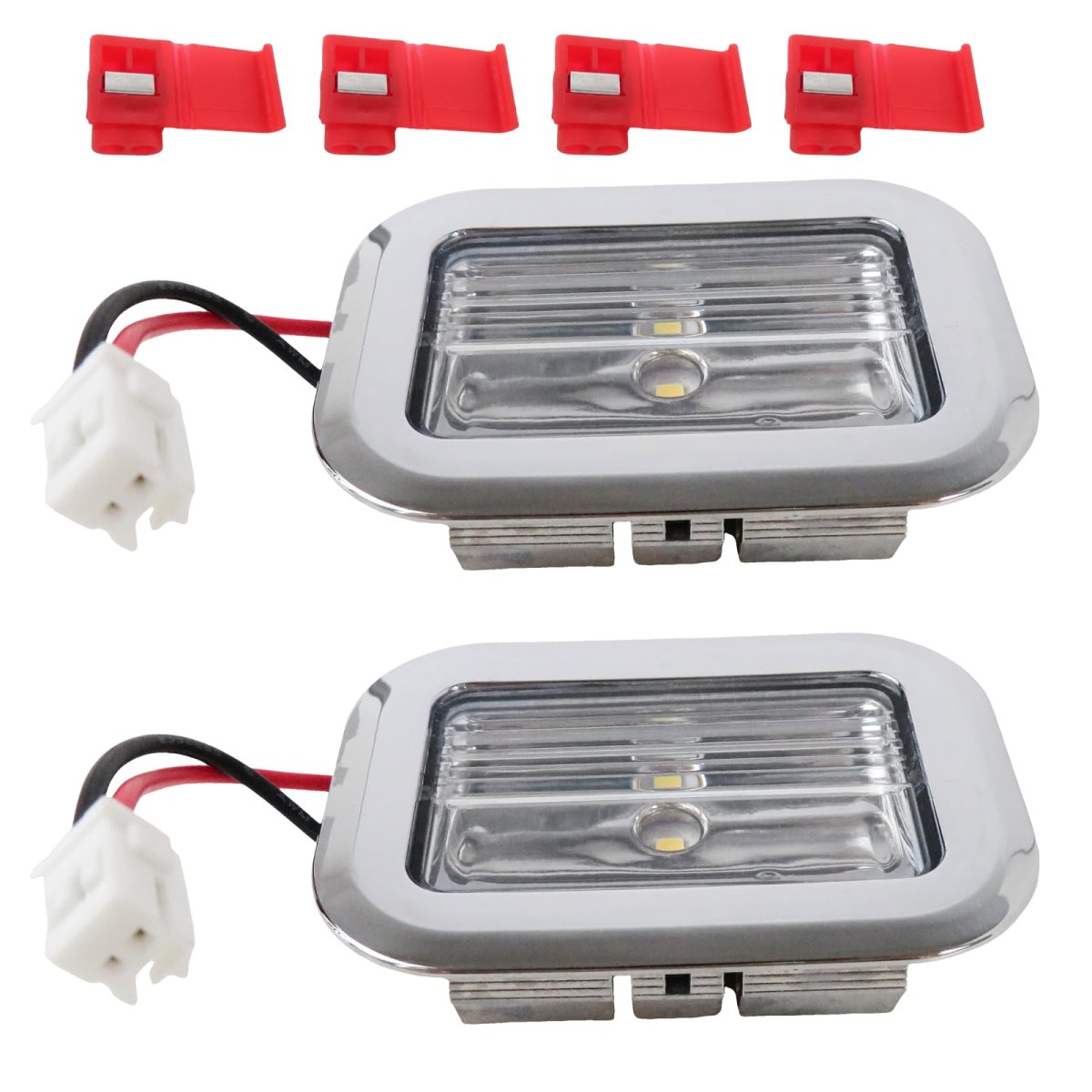 2 Pack W11462342 Refrigerator Led Light Module Assembly For Whirlpool Kitchenaid Kenmore Jenn Air Replaces W10843339 W10908166