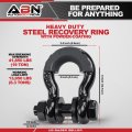 Abn Black D Ring Shackles 3 4 Inch 2-pack 41 850 Lb Break Strength Recovery Tow Hook Heavyuty D Shackle