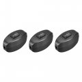 Uxcell Inline Cord Switch Ac250v 6a 125v 10a On-off On Control Feed-through Black Rocker For Bedroom Table Lamp Desk Light 3pcs