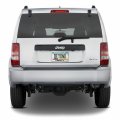 Ipick Image Made For Jeep Liberty 3d Embossed Letters On Mirror Chrome Metal License Plate Frame